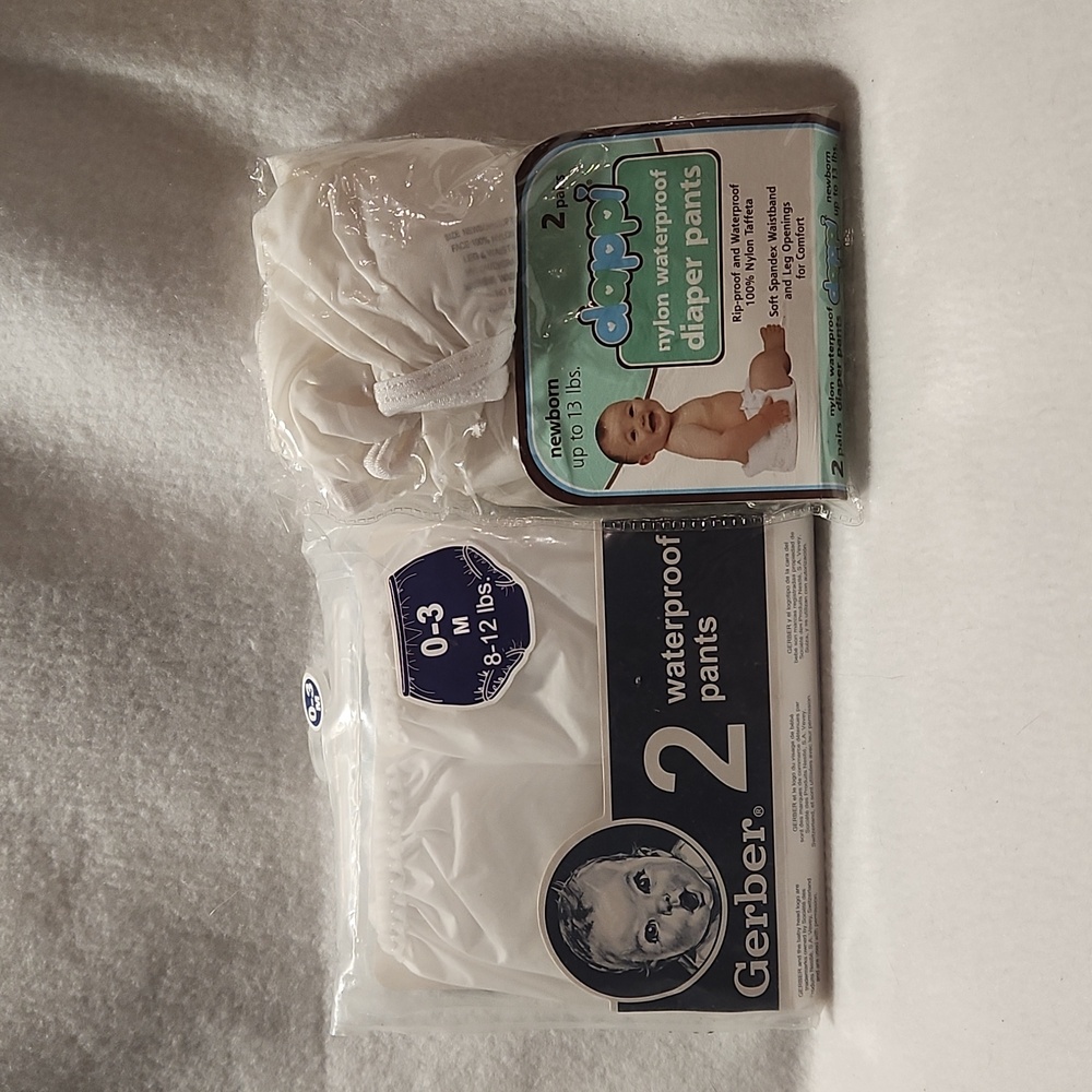 Gerber and Dappi NEW Waterproof Diaper Pants Set